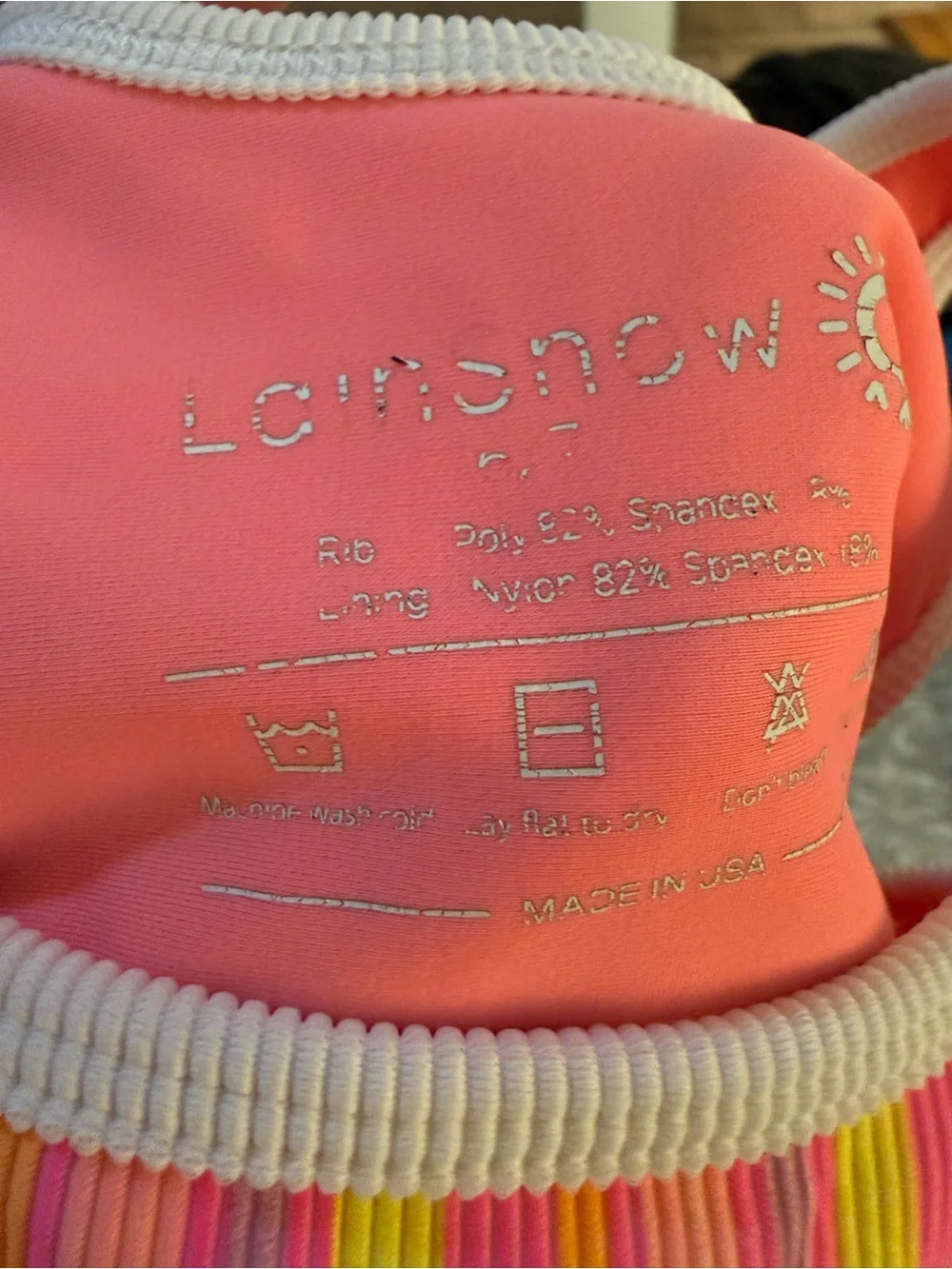 LainSnow Mini Lane Bikini Girls Size 6-7